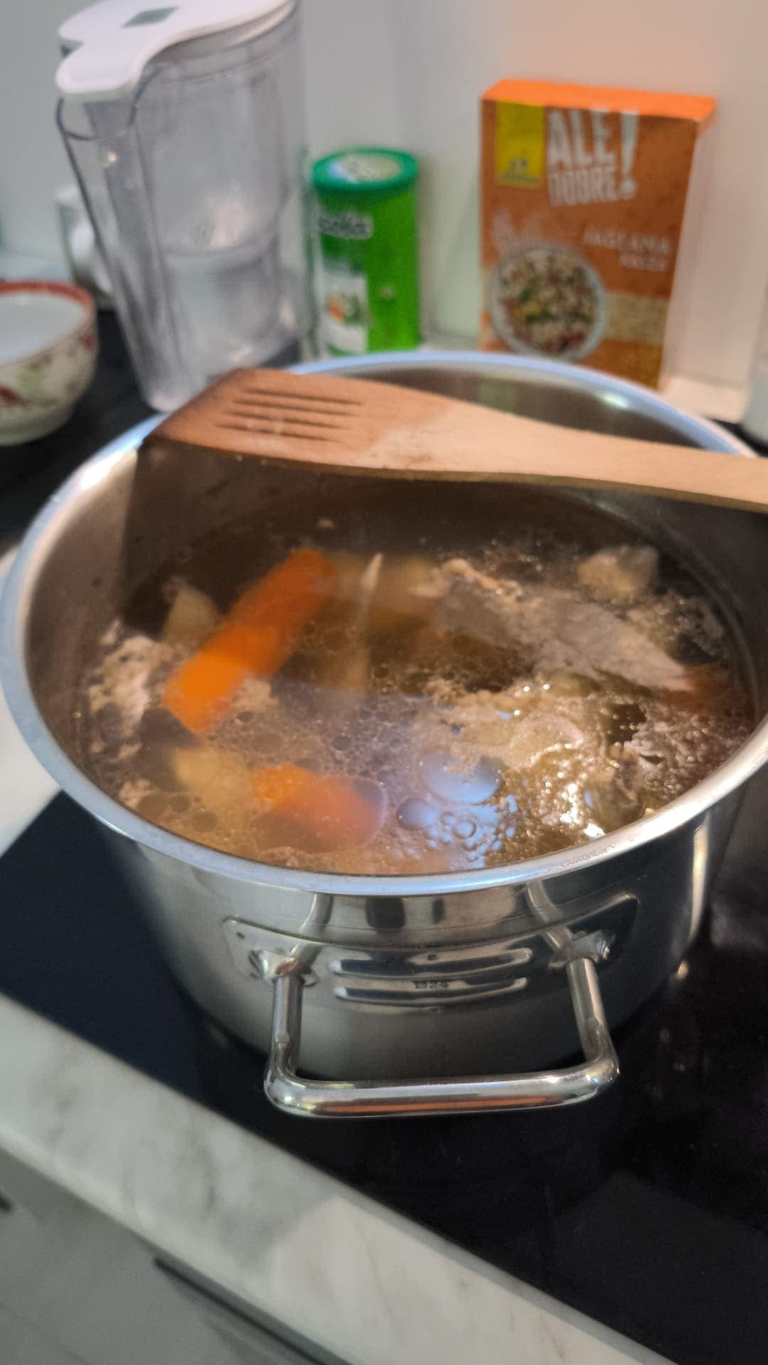 Soup from the house kitchen