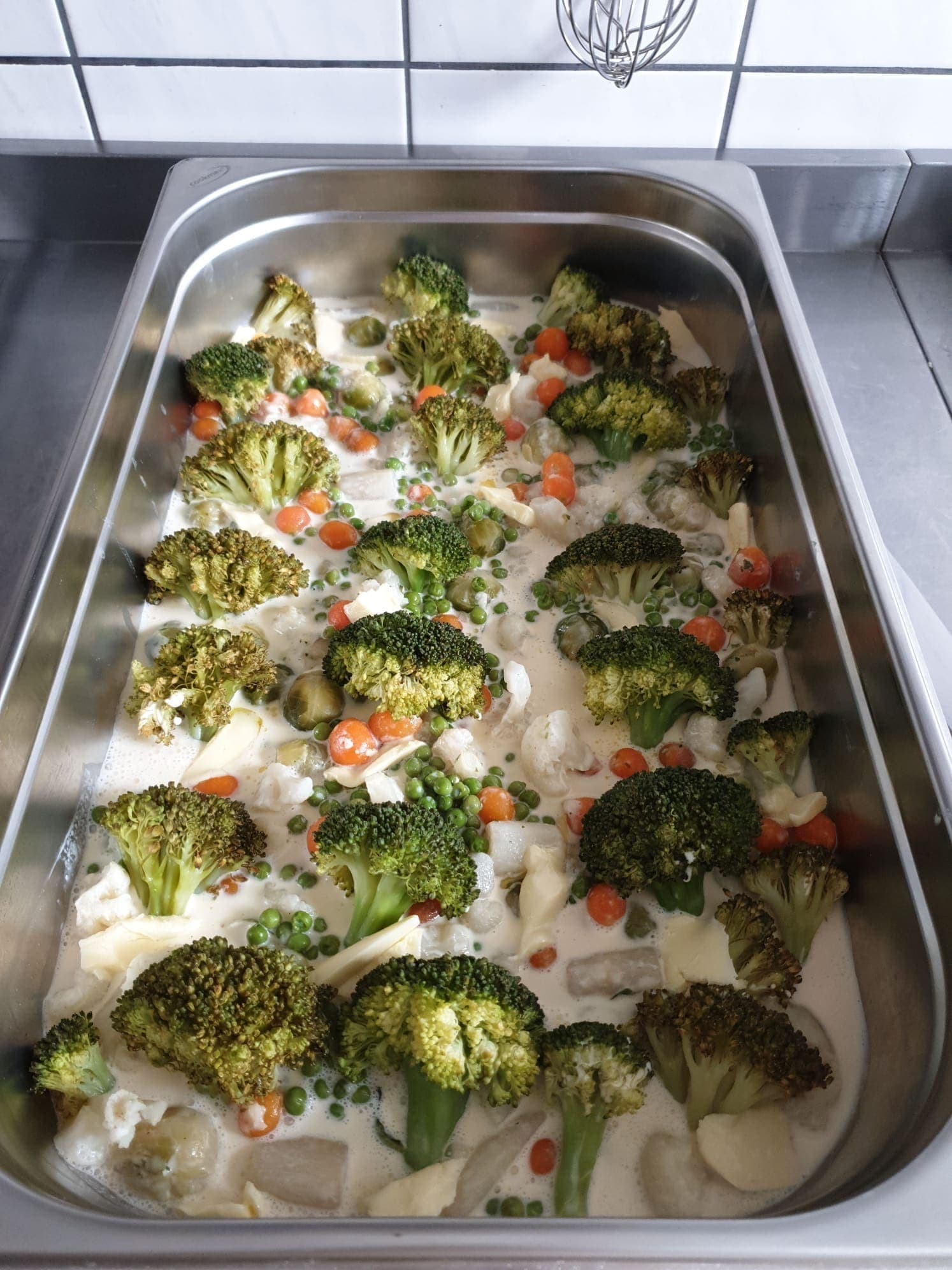 A tray of snacks prepared for guests